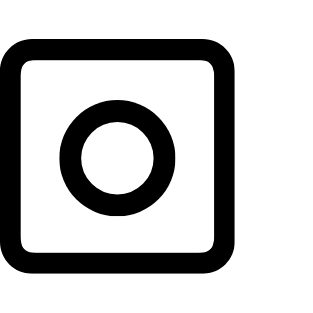 Instagram Icon Black and White